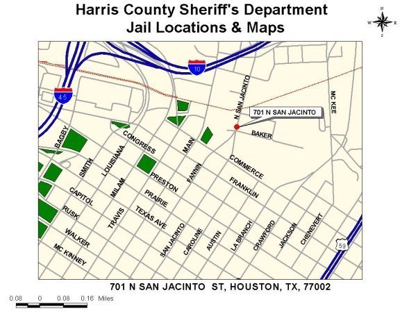 701 N San Jacinto Jail Map