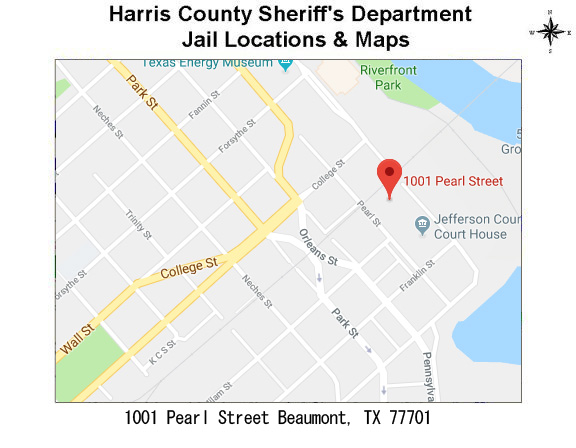 Jefferson County Downtown Jail Map